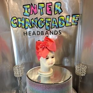 Infants and girls interchangeable headbands & bows
